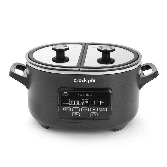 Crock-Pot Multimeal Multi-Cooker and Programmable Slow Cooker, Black, large
