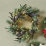Lit Faux-Blueberry Wreath, , large