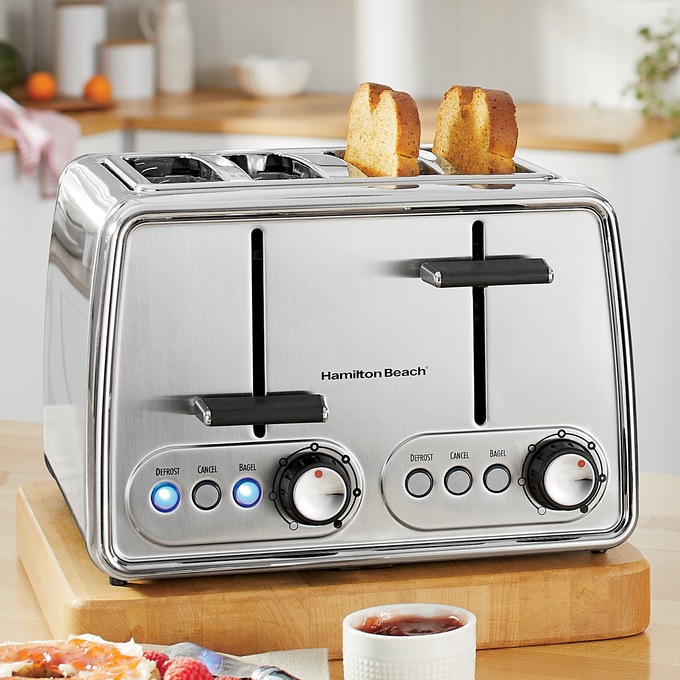 Hamilton Beach 4-Slice Toaster, , large