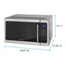 Avanti 1.5 cu. ft. Microwave, Stainless Steel, large