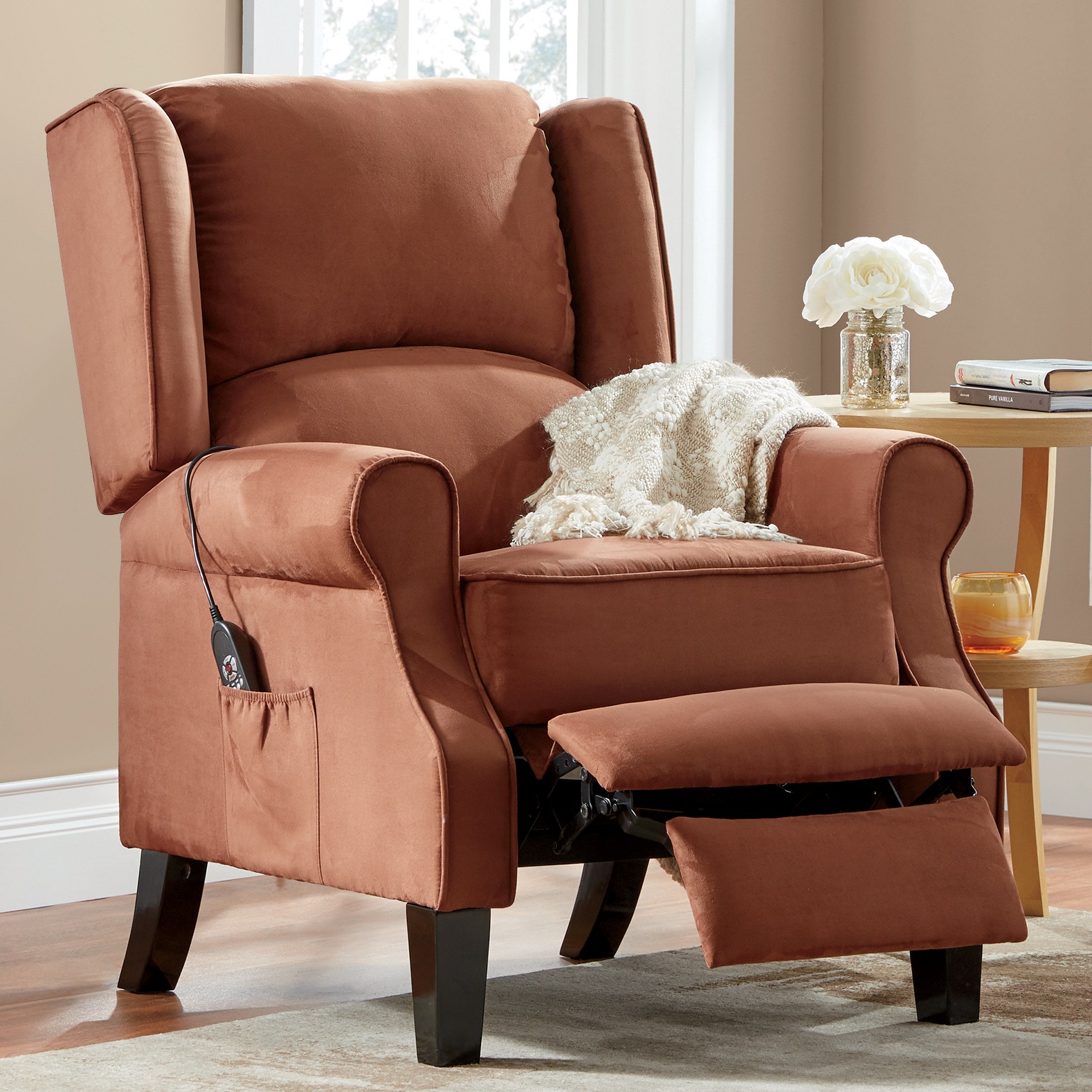 wingback recliner