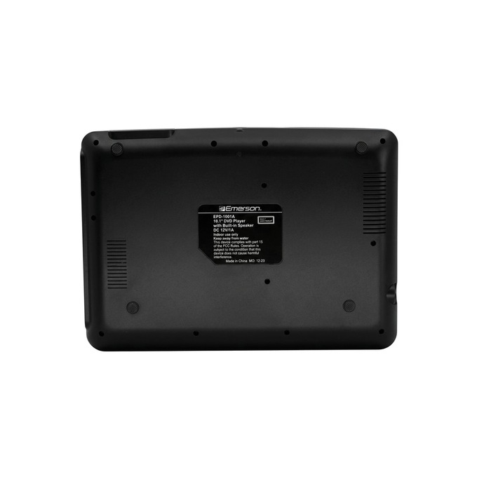 Emerson 10.1" Swivel Screen DVD Player, Black, large