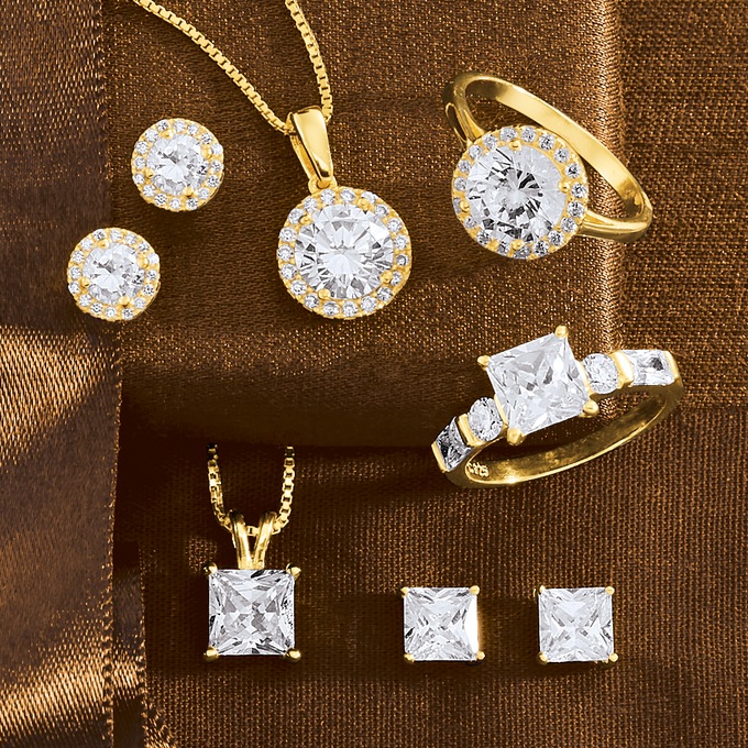 Cubic Zirconia Jewelry Set, , large