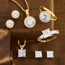 Cubic Zirconia Jewelry Set, , large