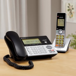 Vtech 1-Handset Corded/Cordless Answering System, , large