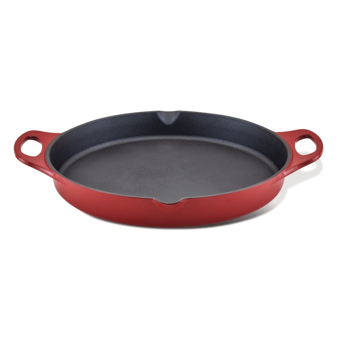 Rachael Ray Nitro Cast Iron 14" Skillet, , large