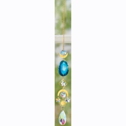 Celestial Geode Slice Sun Catcher, , large