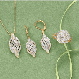 Diamond Jewelry Set, , large