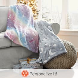 Kids' Glow-in-the-Dark Throw, , large