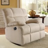 Microfiber Swivel Rocker Recliner, , large