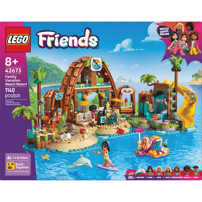LEGO Friends Family Vacation Beach Resort, , large