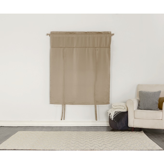 Madison Tie Shade, Taupe, large