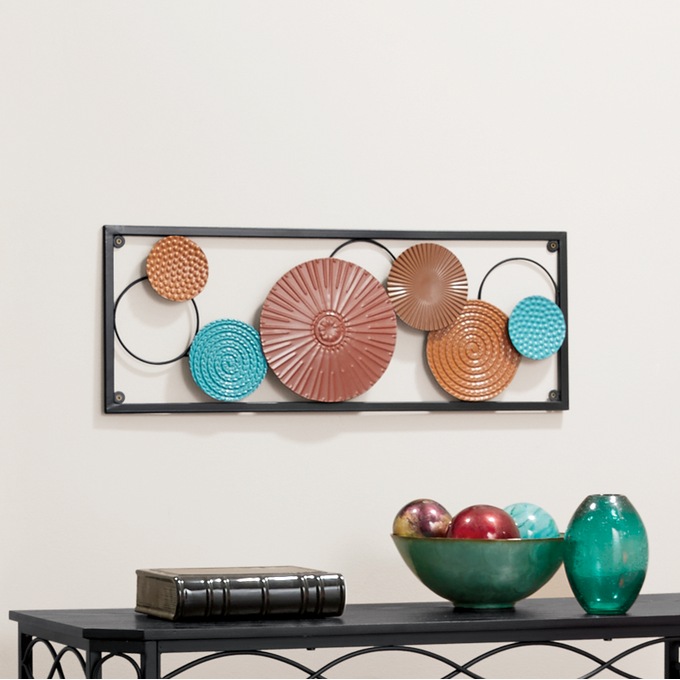 Embossed Circle Wall Art, , large