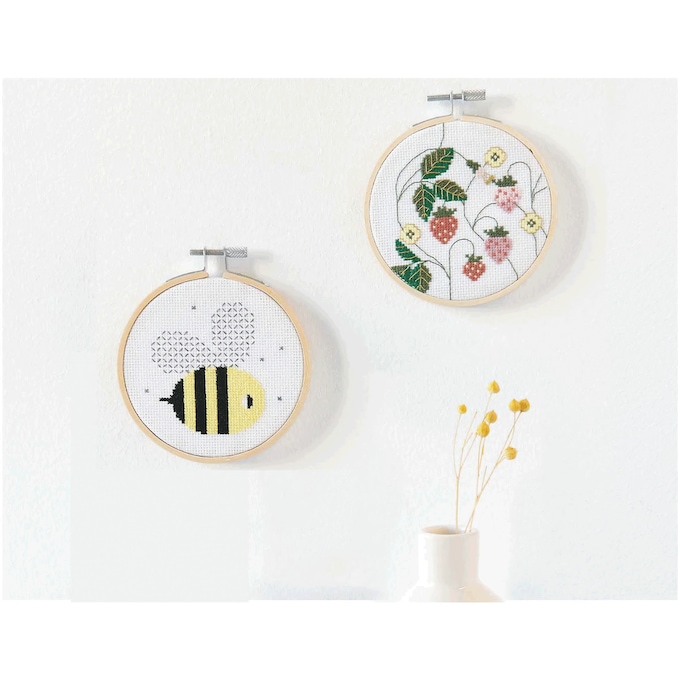 4" Cross Stitch Kit, , large