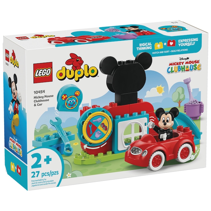 LEGO DUPLO Mickey Mouse Clubhouse & Car, , large