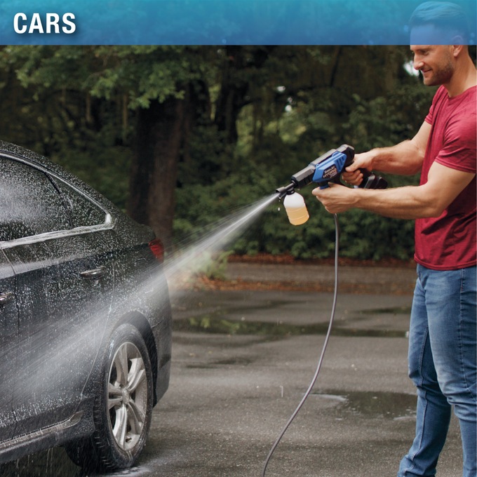 Turbo Jet Hydro X5 Cordless Pressure Washer, Blue, large