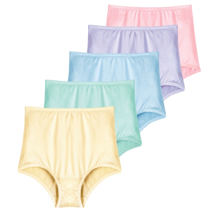 5-Pack Nylon Panties, , large