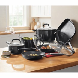 KitchenAid 10-piece Hard-Anodized Cookware Set, , large