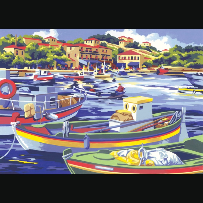 Adult Pre-Printed Paint-by-Number Kit, , large