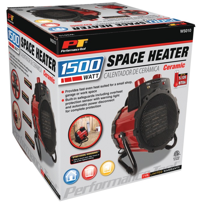 Performance Tool Utility Ceramic Heater, , large