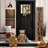 Set of 2 Metal Leaf Wall D&eacute;cor, , large