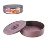 Alpine Cuisine 7 1/2&quot; Cast Iron Tortilla Press and Tortilla Warmer, , large