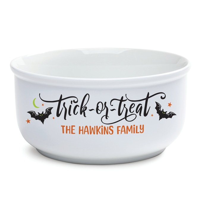 Personalized Halloween Treat Bowl, , large