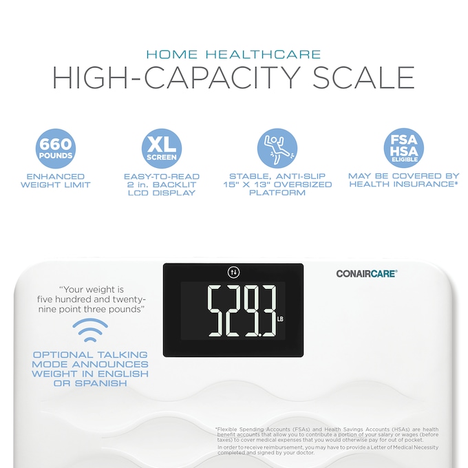 ConairCare High Capacity Scale, , large