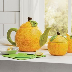 Lucky Lemon Teapot Serving Set, , large