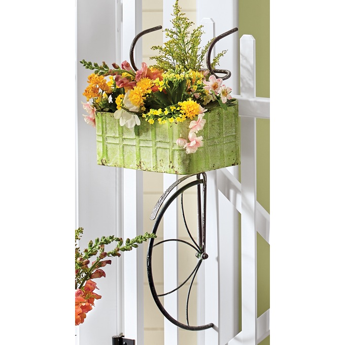 Bike Basket Wall Planter, , large