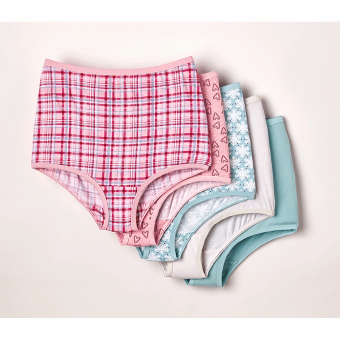 Cozee Corner&reg; 5-Pack Cotton Panties, , large