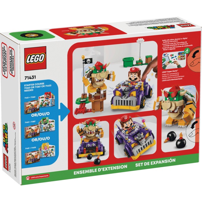 LEGO Super Mario Bowser's Muscle Car Expansion Set, , large