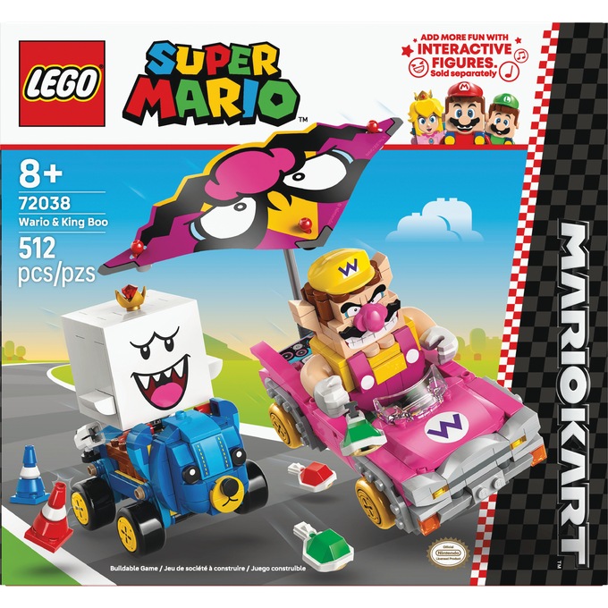 LEGO Super Mario Mario Kart Wario & King Boo, , large
