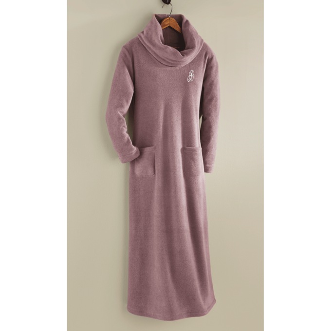 Women's Fleece Lounger Robe, , large