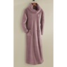 Women's Fleece Lounger Robe, , large