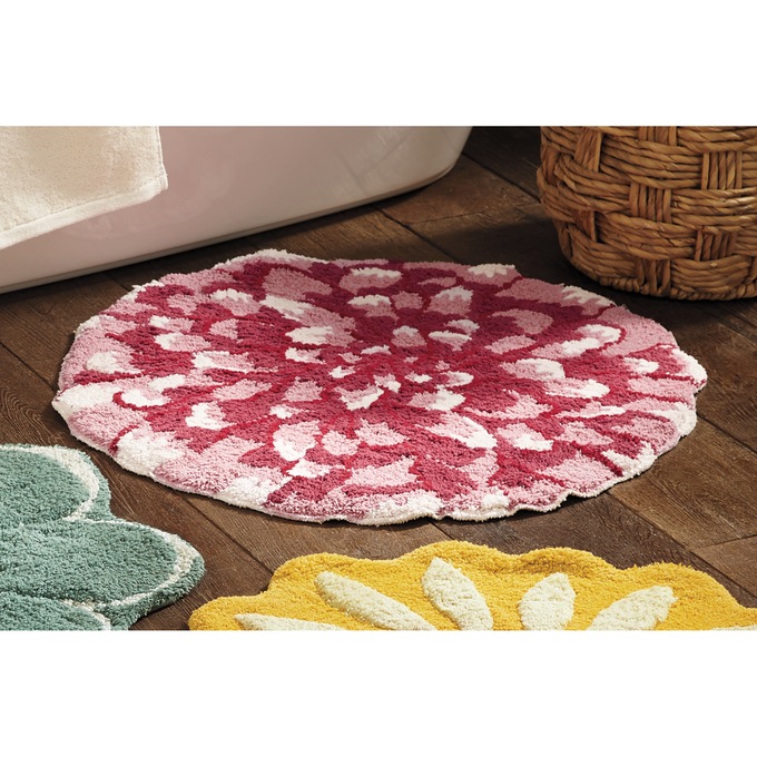 Flower-Shaped Bath Mat, , large
