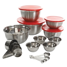 Gibson Home Branfield 21-Piece Stainless Steel Kitchen Prep Set, , large