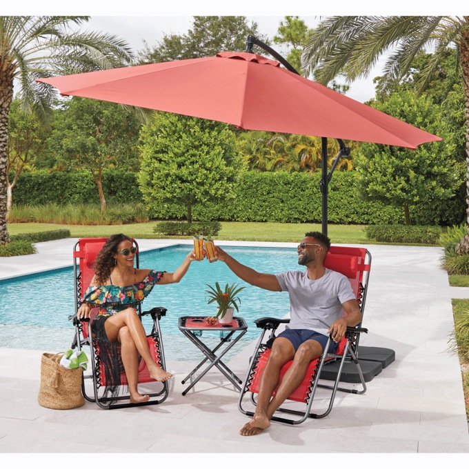 10' Offset Umbrella, , large