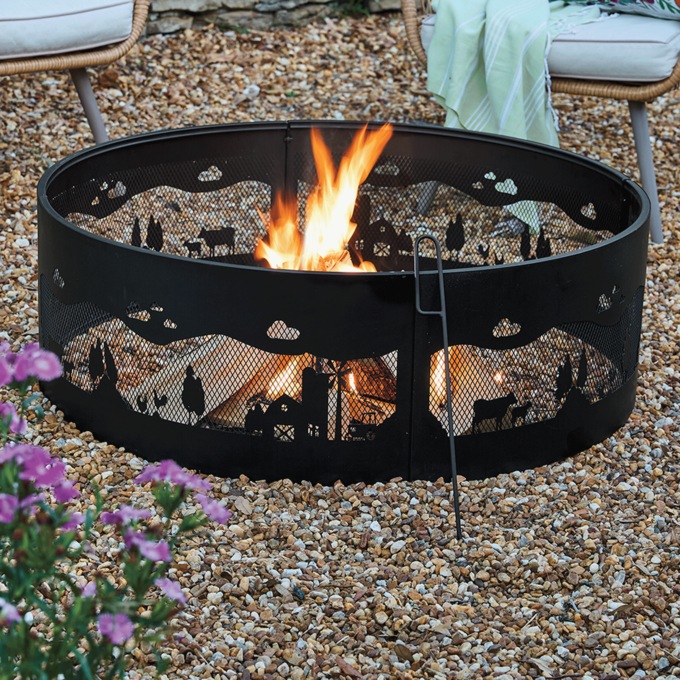 Country Farm Fire Ring, , large