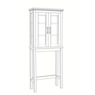 Tupelo Over-the-Toilet Space Saver, White, large