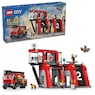 LEGO City Fire Station With Fire Truck, , large