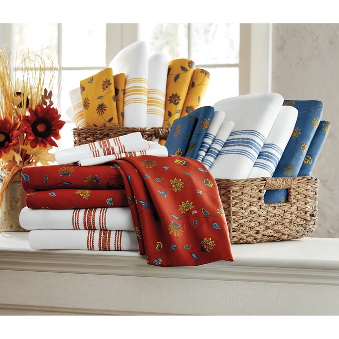 Jacobean Print 2-Pack Microfiber Sheet Set, , large