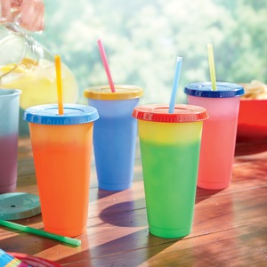 Set of 4 Color-Changing Cups, , large