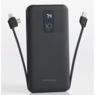 10,000mAh Portable Power Bank with Built-In USB-C, Micro USB and Lightning Cables, , large