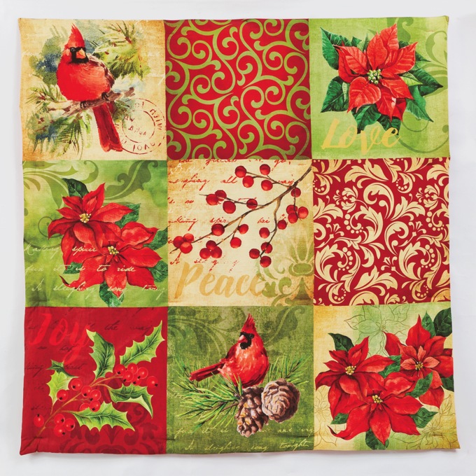 4-Piece Holiday Cardinal Comforter Set, , large