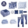 Baroque 30-Piece Medallion Comforter Set with Window Treatments, , large