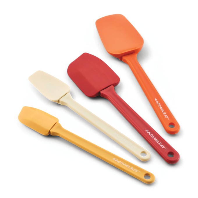 Rachael Ray 4-Piece Spatula & Spoonula Set, , large