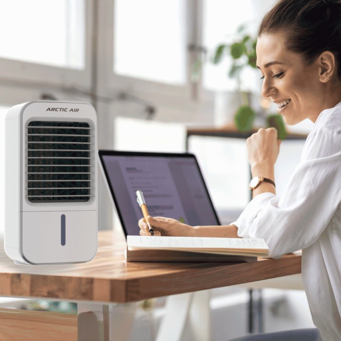 Arctic Air Turbo Chill XL Oscillating/Misting Personal-Space Cooler, , large
