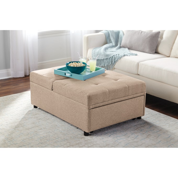 Cali Convertible Chair, Beige, large