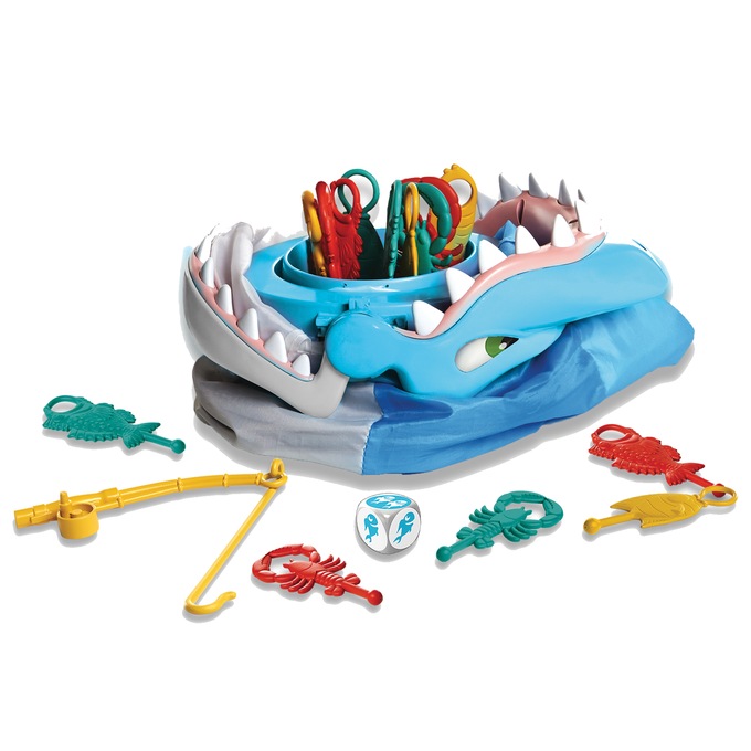 Shark Bite Game, Blue, large